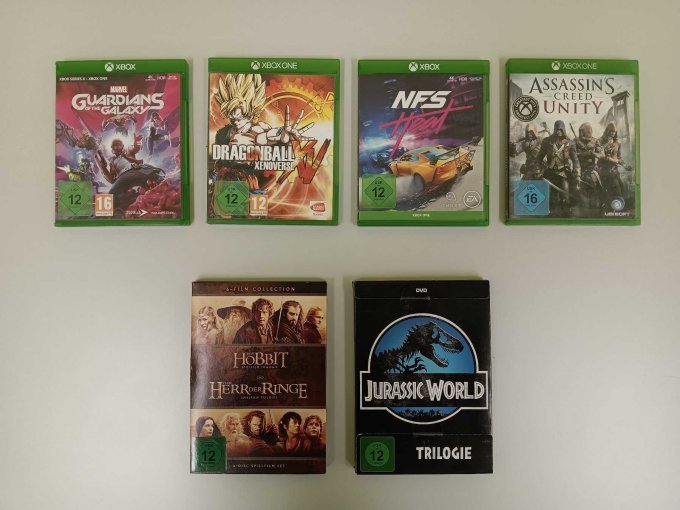 XBox One Spiele & Filme