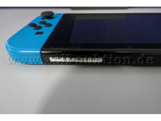 Detailaufnahme der Seriennummer