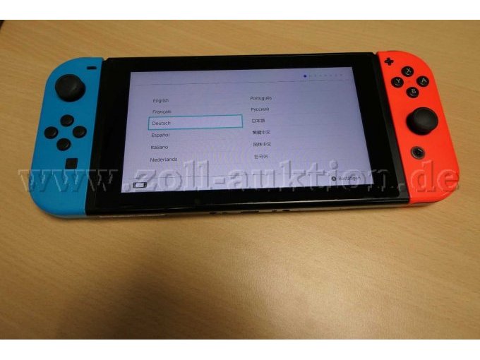 Detailaufnahme der Konsole im Betrieb