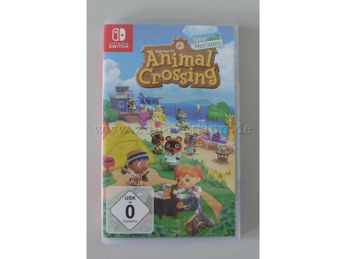 Nintendo Switch Spiel "Animal Crossing New Horizons" OVP Gesamtansicht von vorne