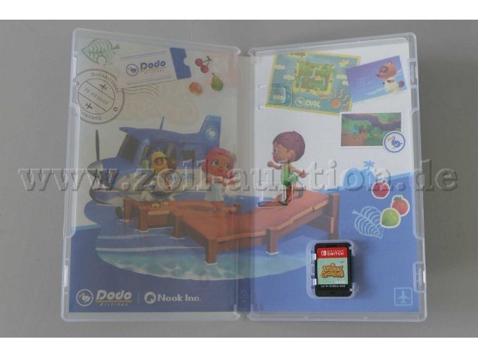 Nintendo Switch Spiel "Animal Crossing New Horizons" OVP Gesamtansicht OVP innen