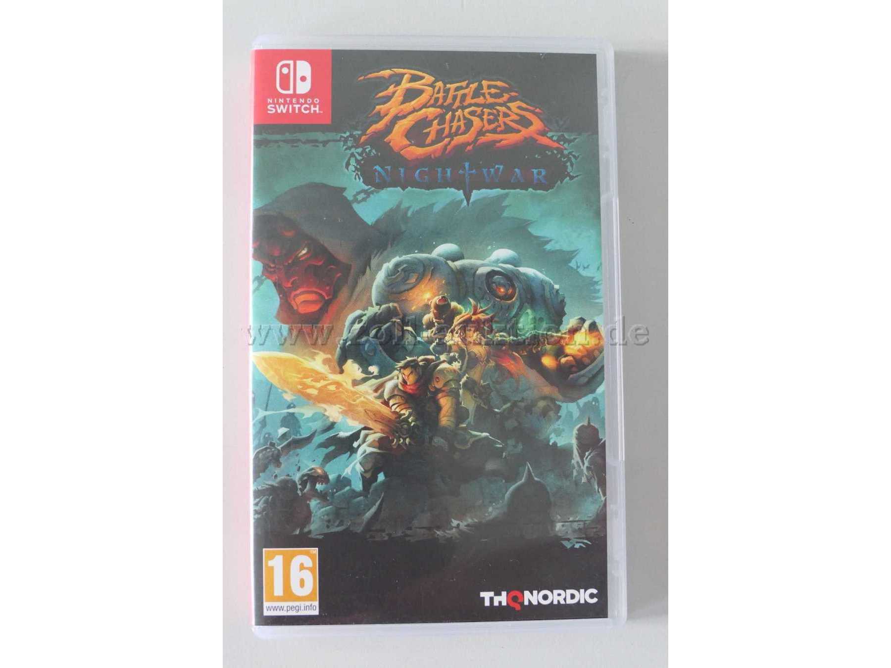 Nintendo Switch Spiel "Battle Chasers Nightwar" OVP Gesamtansicht von vorne