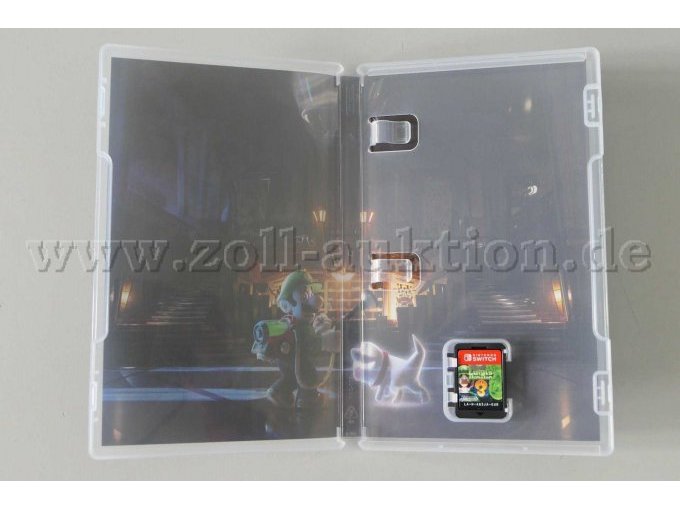 Nintendo Switch Spiel "Luigi´s Mansion 3" OVP Gesamtansicht OVP innen
