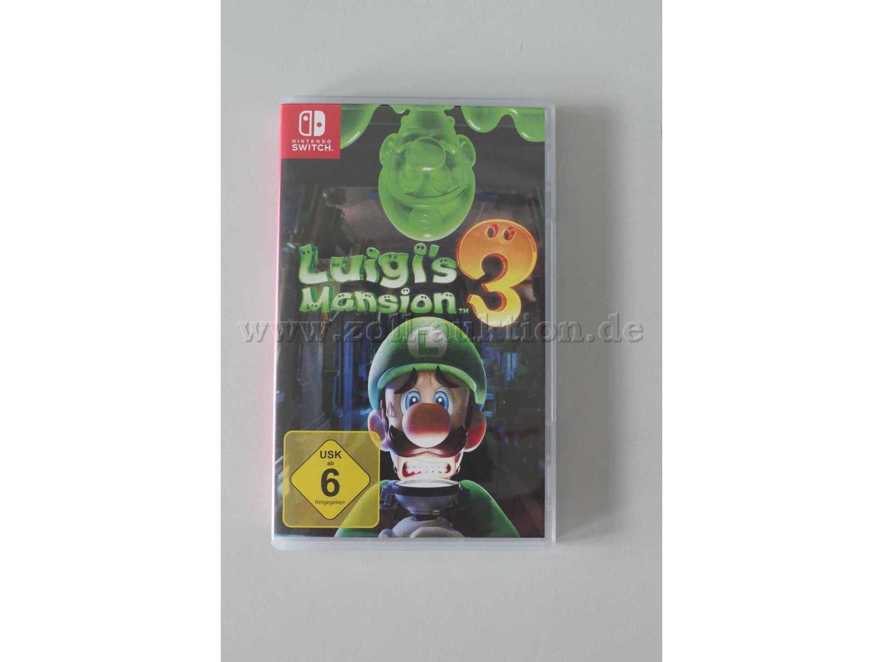 Nintendo Switch Spiel "Luigi´s Mansion 3" OVP Gesamtansicht von vorne