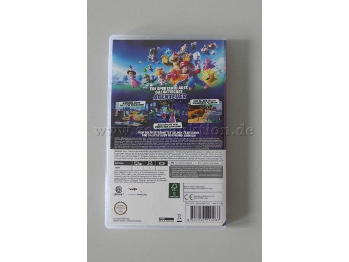 Nintendo Switch Spiel "Mario + Rabbids Sparks of Hope" OVP Gesamtansicht von hinten