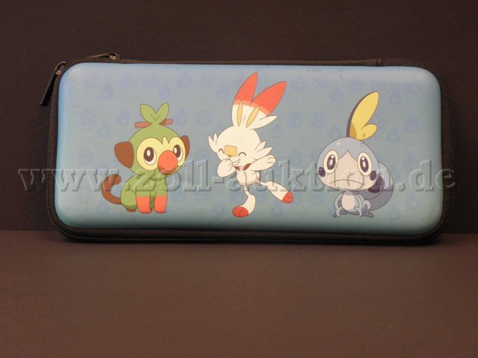 Nintendo Switch in Schutzhülle mit Pokemonmotiven