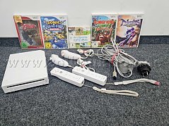 Wii-Konsole mit Zubehör und Spiele