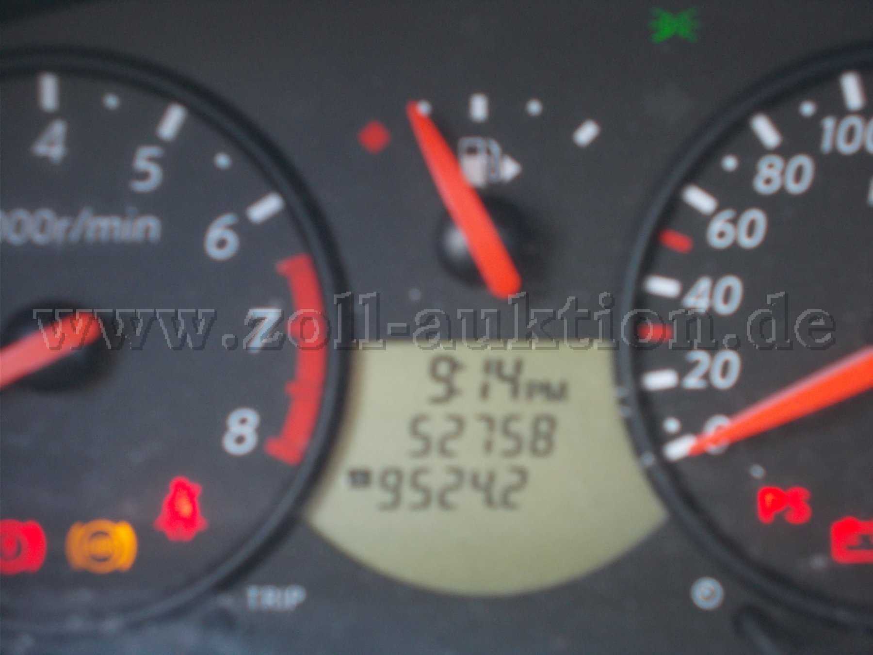 abgelesener Kilometerstand