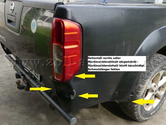 1 Nissan Navara 2.5 dCi DPF Double Cab XE 4x4 – foto 9 – kavel bij Zoll-Auktion, Troisdorf
