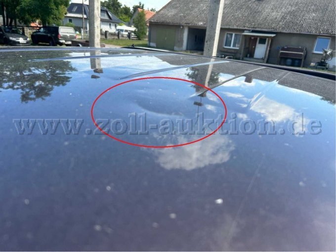 Wagendach Beschädigung