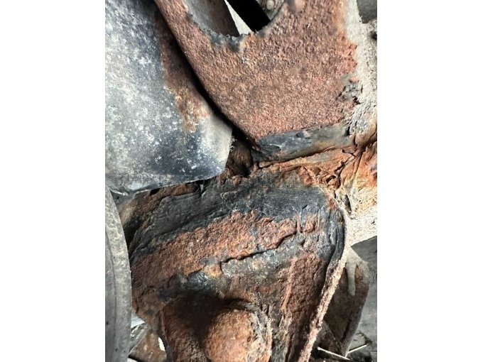 Ansicht Durchrostung