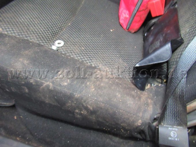 Verschmutzung Innenraum hinten