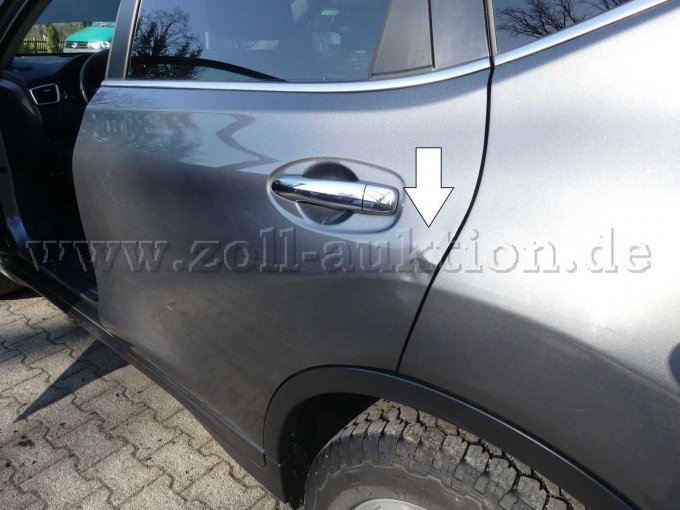 Beschädigung hinten links