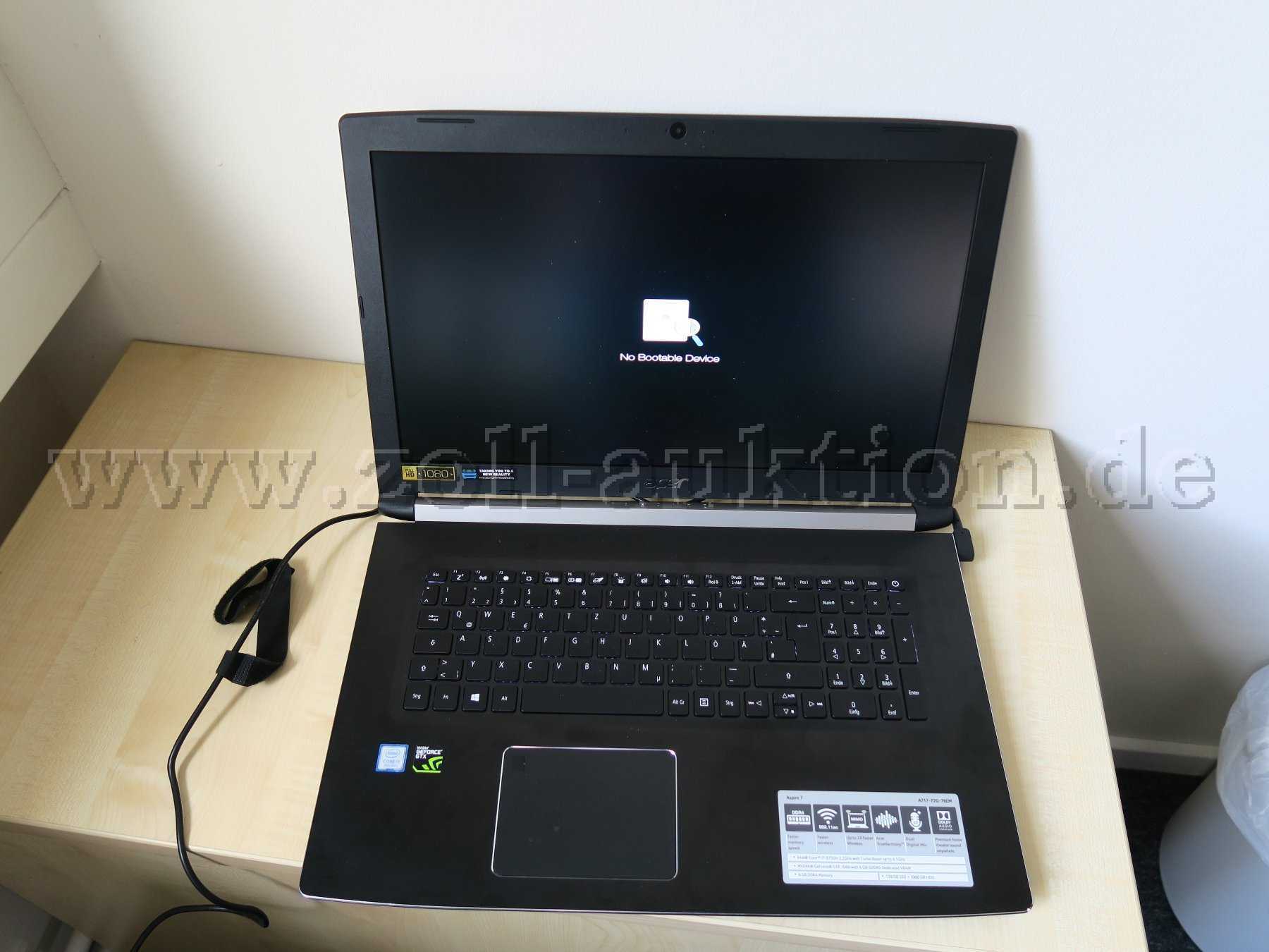 Ansicht Notebook