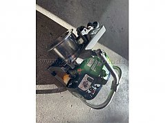 Ansicht auf Spill, Aretierungsknopf und Seilführung