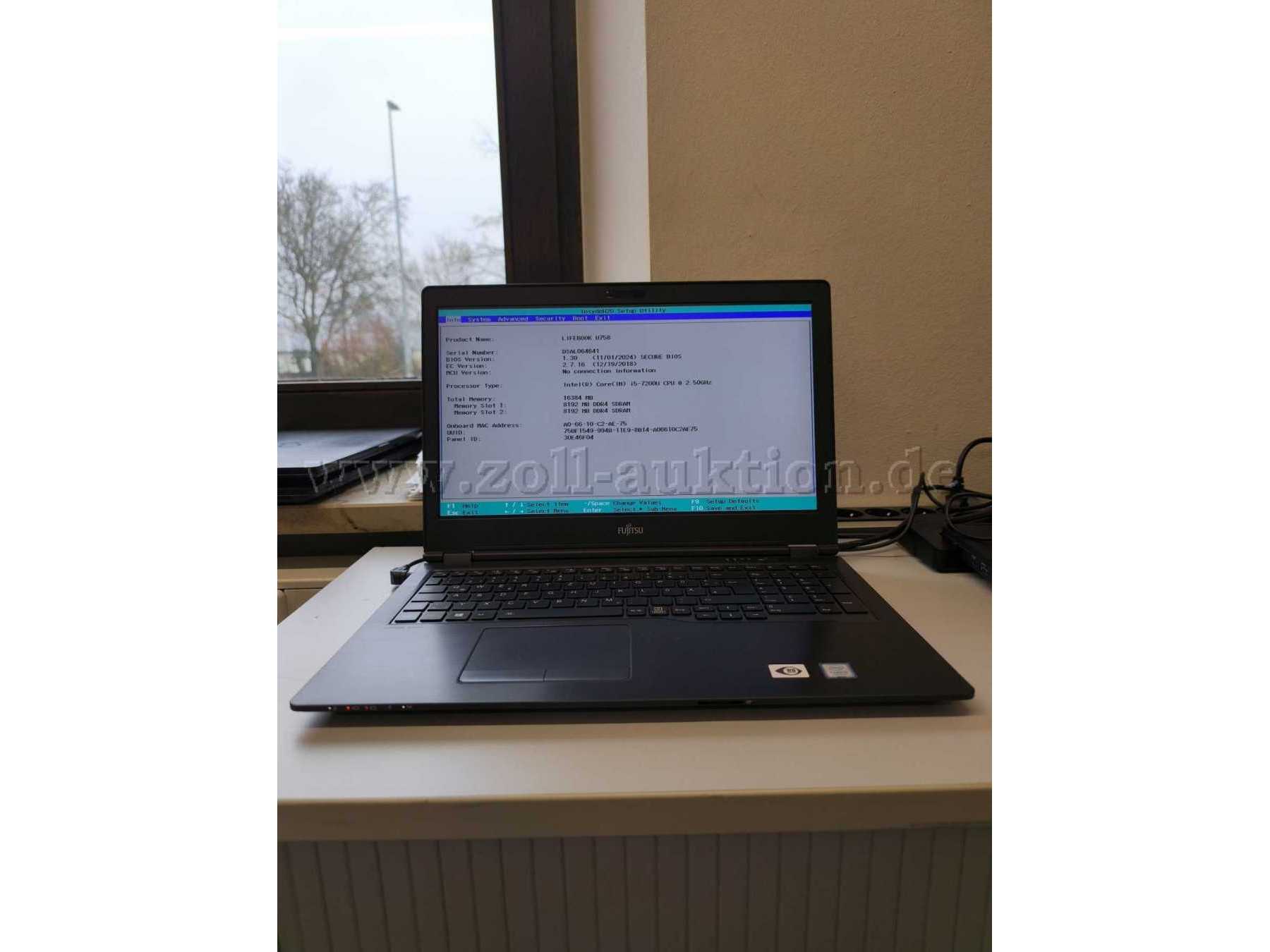 BIOS Information (Beispielfoto)