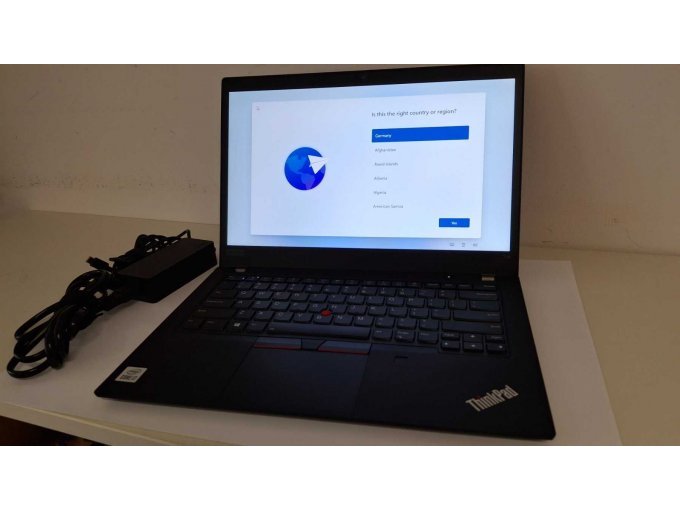 1 Notebook, Lenovo ThinkPad T14 Gen. 1, schwarz, Intel Core i7, 14“ (ca. 35,56cm) – kavel bij Zoll-Auktion, Frankfurt am Main