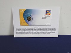 Numisbrief mit Erklärungstext