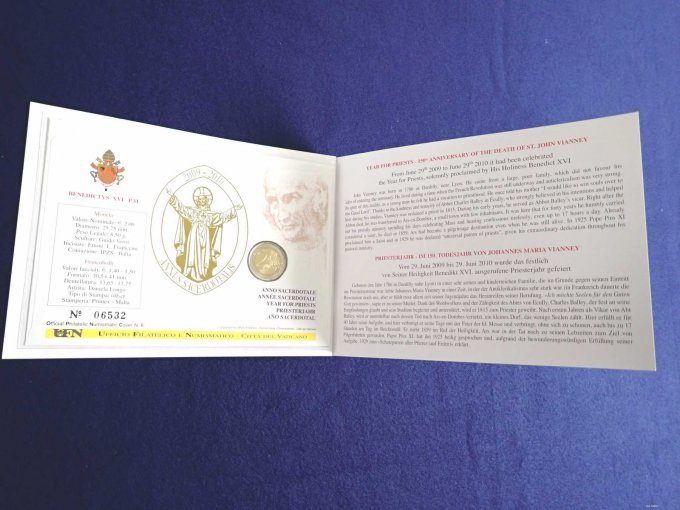 Blick auf die Innenansicht des Numisbrief