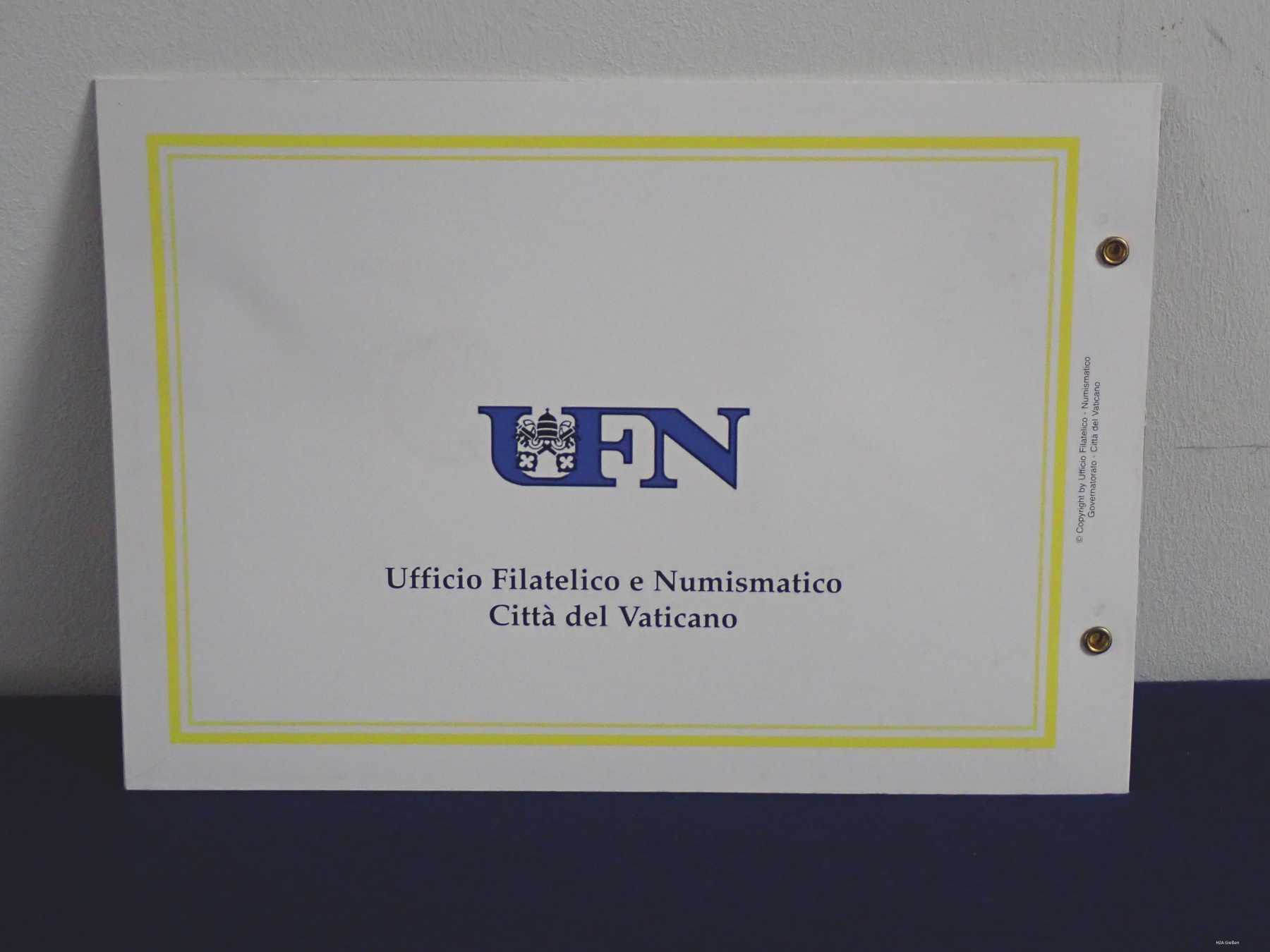Numisbrief-Rückseite