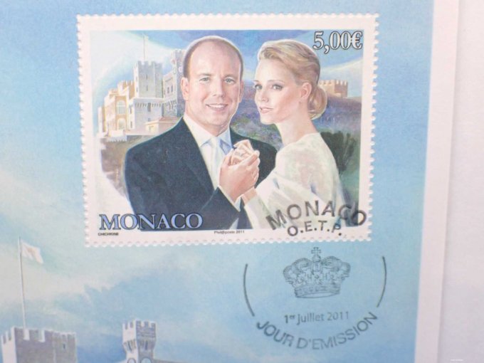 Blick auf die abgestempelte Briefmarke