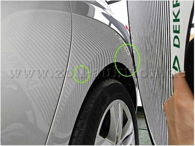 Seitenteil hinten links, eingedellt, smart repair 2