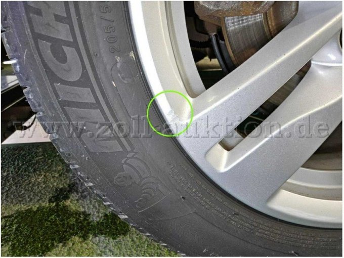 Felge hinten rechts, zerkratzt, smart repair 2