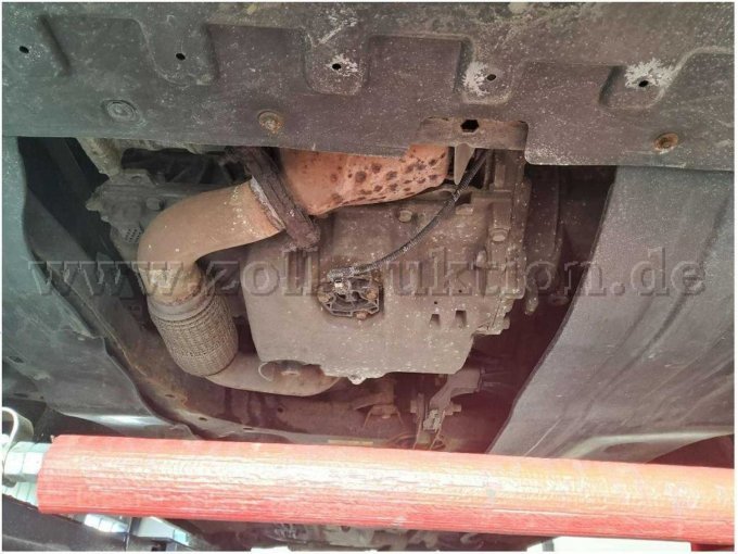 Aufnahme von unten - Aggregatebereich