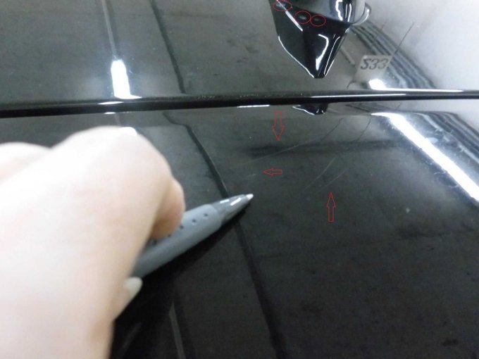 Dach u. Dachspoiler: Kratzer, Baumharzflecken, Steinschläge