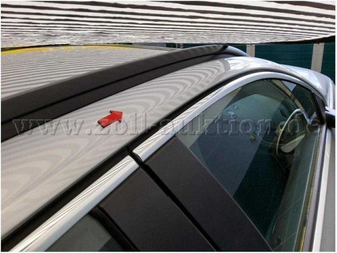 Dach, eingedellt, drücken