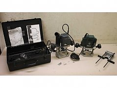 1 Oberfräse „Metabo“ und 1 Oberfräse „Elu“