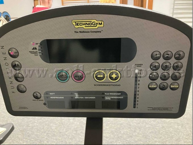 Ergometer Displayansicht