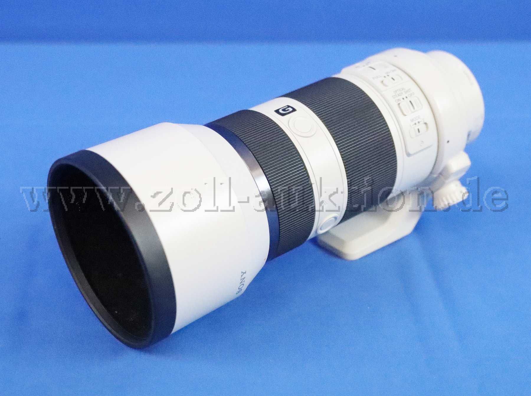 1 Sony objectief model FE 70-200/4,0 OSS G met kap en tas
