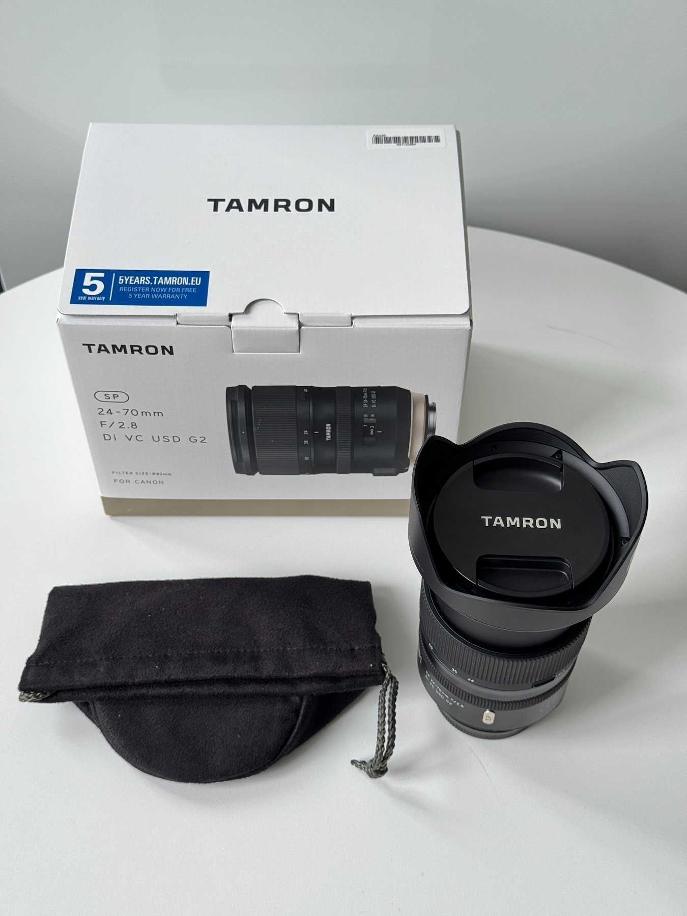 1 lens: Tamron 24–70 mm F/2.8 G2