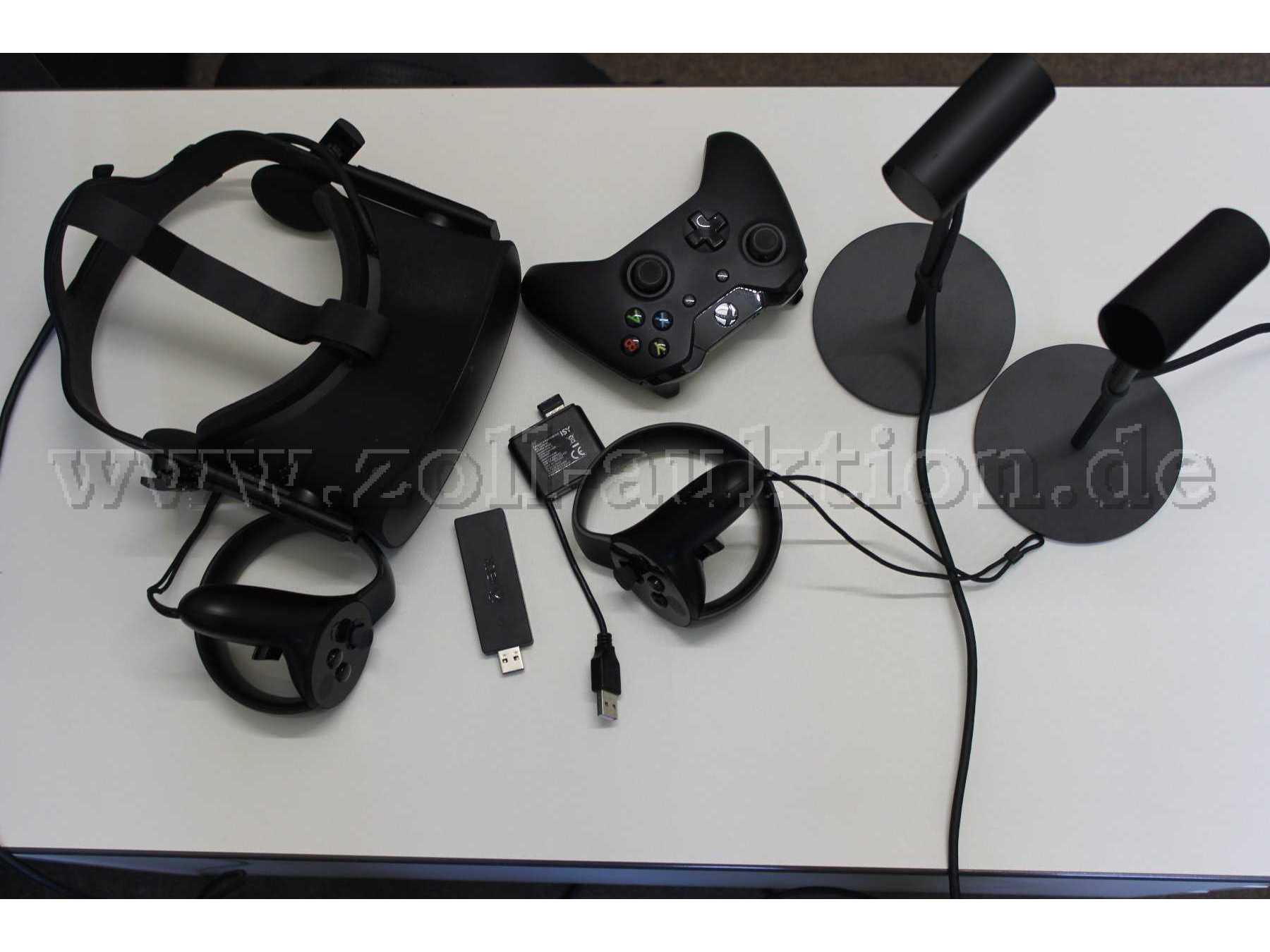 Oculus Rift VR-Brille mit XBOX ONE Wireless Controller, Oculus Fernbedienung,2x Oculus Sensor, Wireless Adapter und Oculus Kontroller