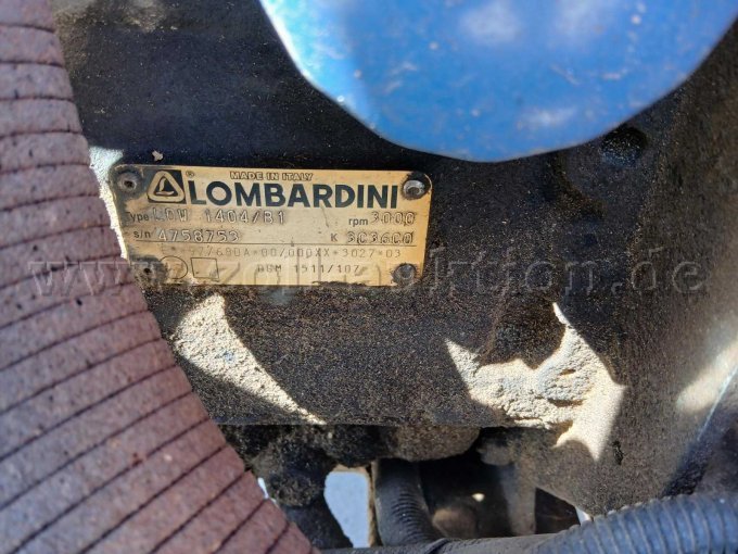 Motortypenschild