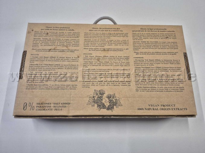 Ohanic Welness Set Rückansicht