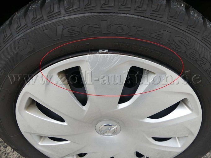 Beispiel-Schaden Radzierblende