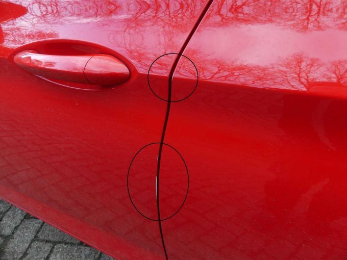 Beispiel-Schaden Anschlagkanten