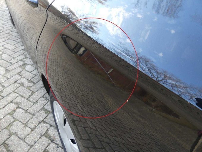 Beispiel-Schaden Seitenteil links