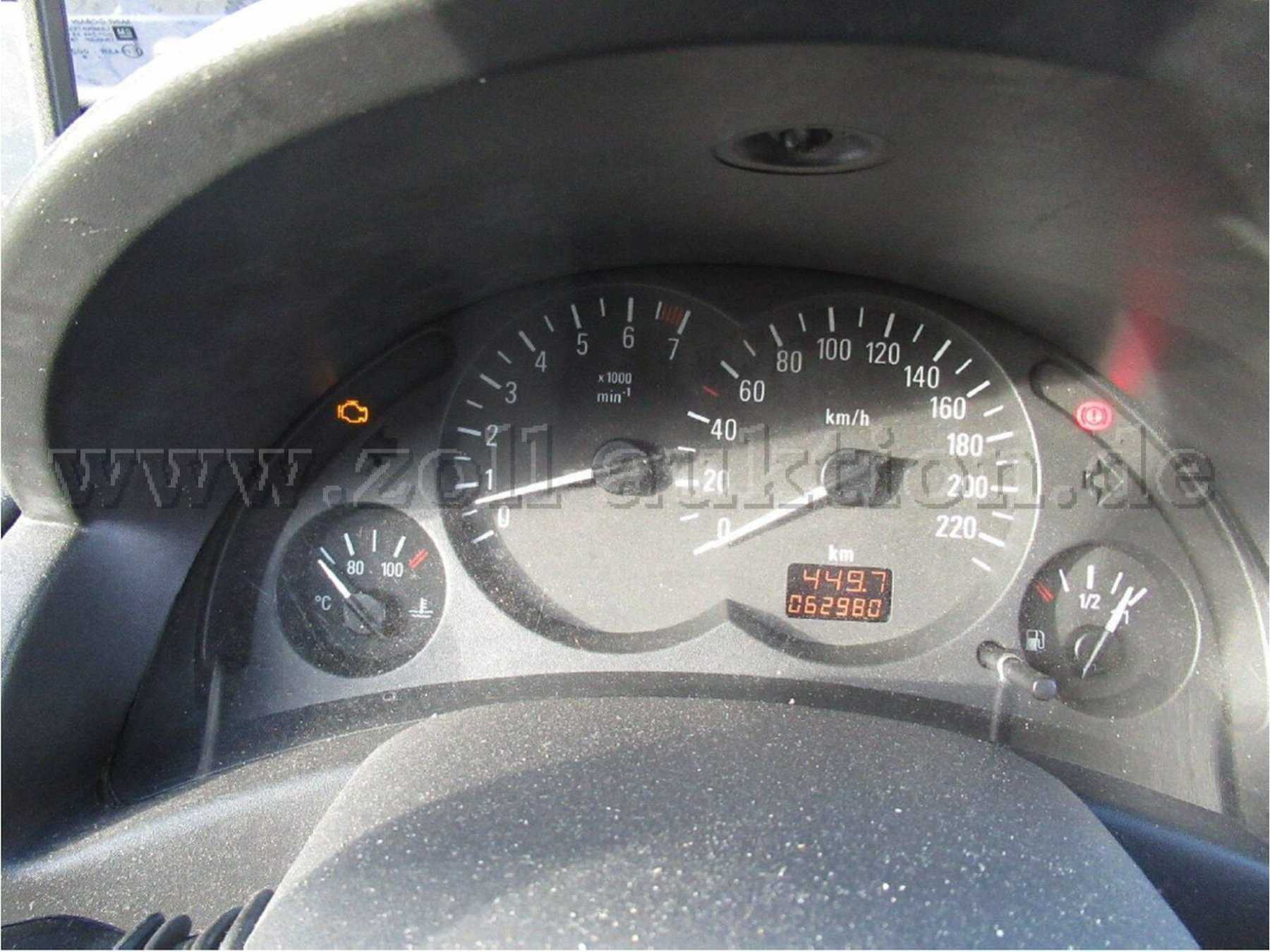 Kombiinstrument Motor läuft unrund, Motorkontrolle aktiv