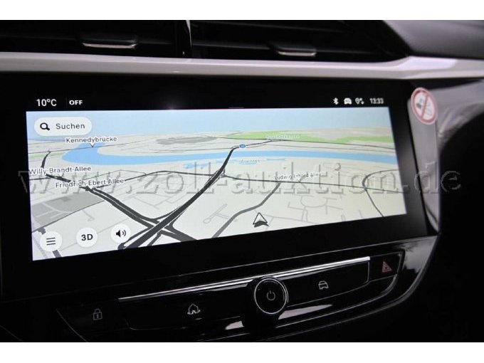 Ansicht Monitor Navigationsgerät