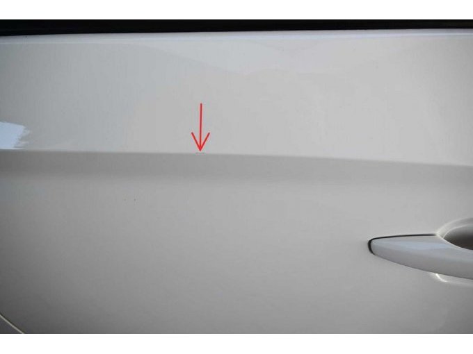 Ansicht Verschürfung Türe hinten links