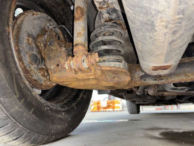 Unterboden-Rostschäden