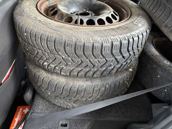 Winterräder auf Stahlfelden