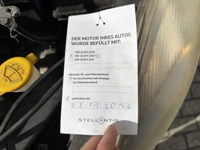 Nachweis Motoröl