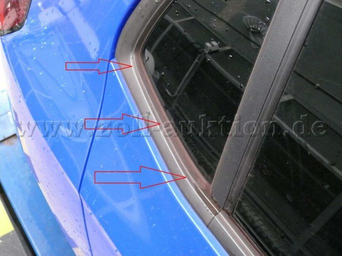 Beispielschaden Kohl- Erzablagerungen Gummidichtungen