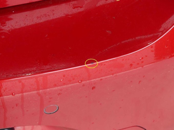 Lackschäden Stoßfänger hinten