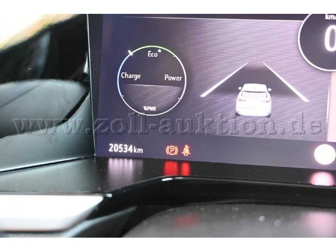 Ansicht Multifunktionsanzeige mit Kilometerstand