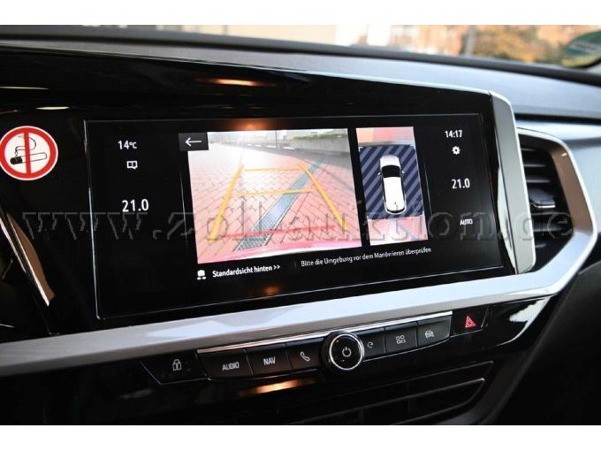Ansicht Monitor Rückfahrkamera